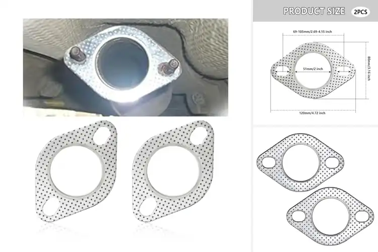 Detailed view of Best 2 Inch Exhaust Flange Gaskets