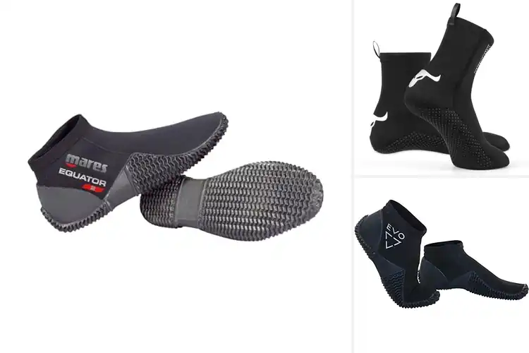 Detailed view of Best 2mm Neoprene Dive Booties for Comfort & Flexibility