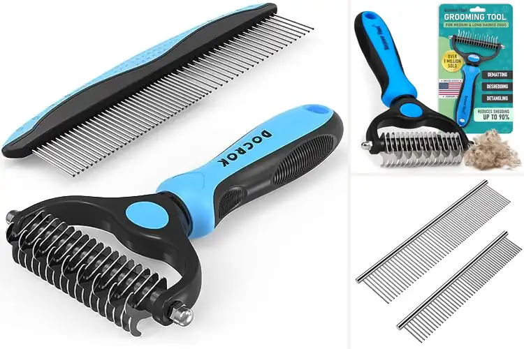 Detailed view of Best All Coat Types Grooming Comb