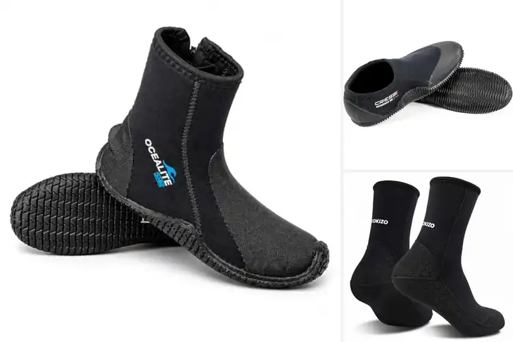 Detailed view of Best Anti Slip Snorkeling Booties