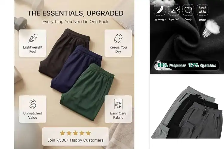 Detailed view of Best Athletic Pants: Top Picks for Comfort & Style