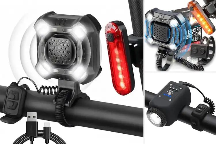 Detailed view of Best Bike Horn For Night Riding: Bright Lights, Safe Rides
