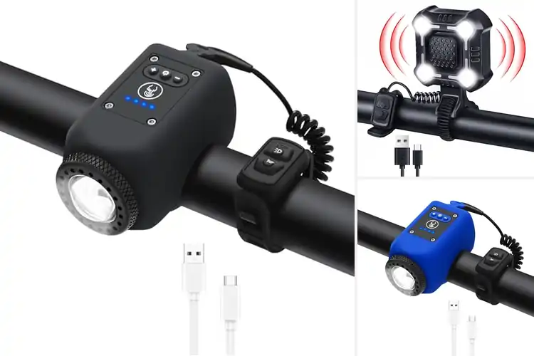 Detailed view of Best Bike Horn With Floodlight
