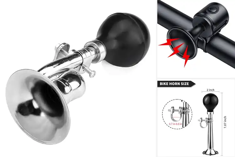 Detailed view of Best Bike Horns: Loud, Durable Picks for Safer Rides