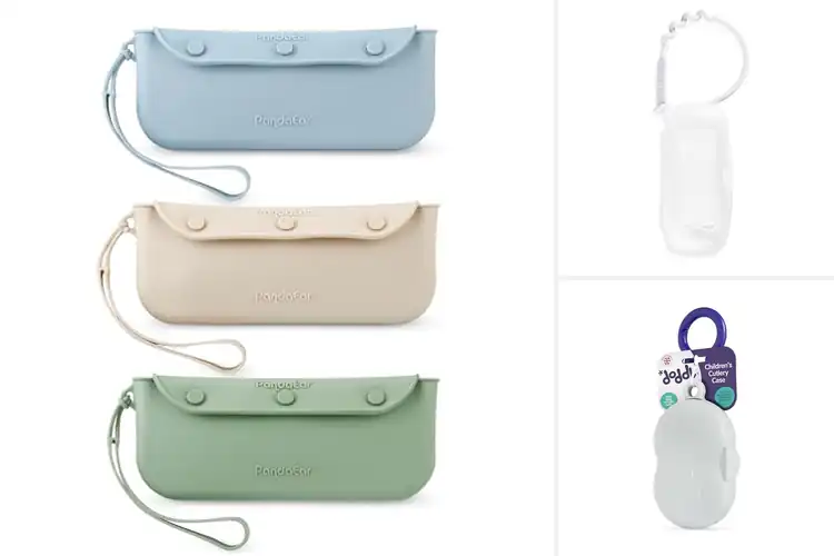 Detailed view of Best Carrying Case With Clip For Baby Spoons