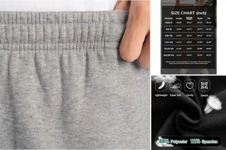 Detailed view of Best Comfortable Sweatpants