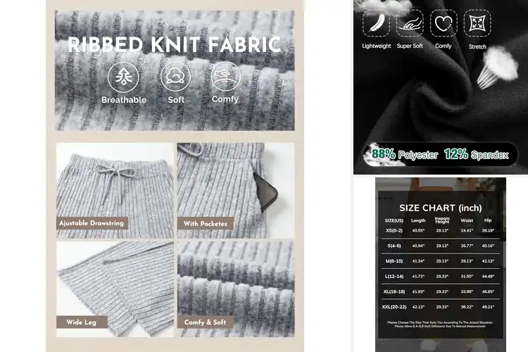 Detailed view of Best Cozy Lounge Pants For Women