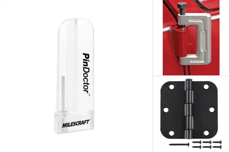 Detailed view of Best Door Removal Hinges