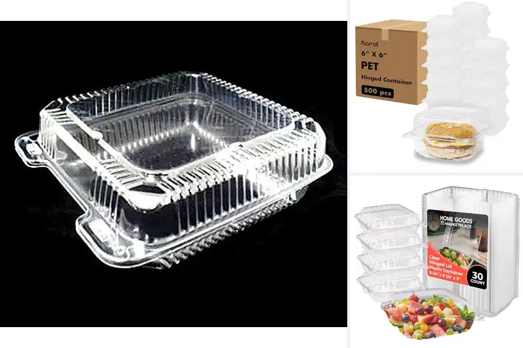 Detailed view of Best Durable Hinged Containers