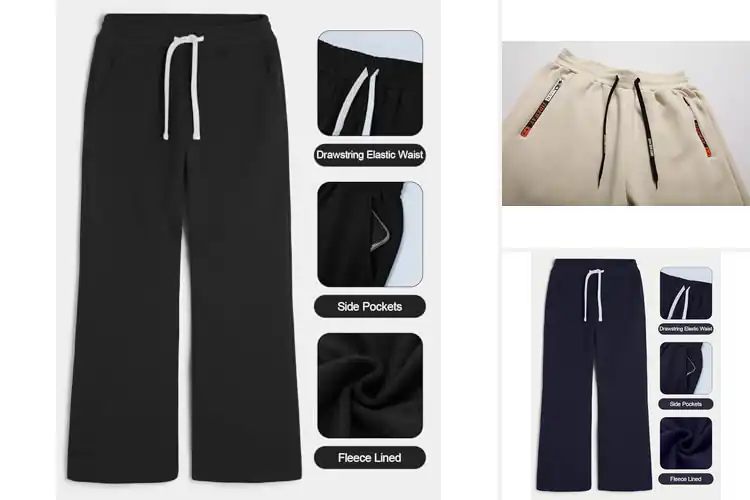Detailed view of Best Easy Care Thermal Sweatpants