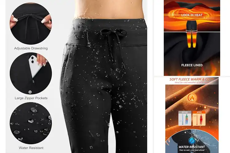 Detailed view of Best Fleece Lined Joggers: 10 Cozy Winter Essentials