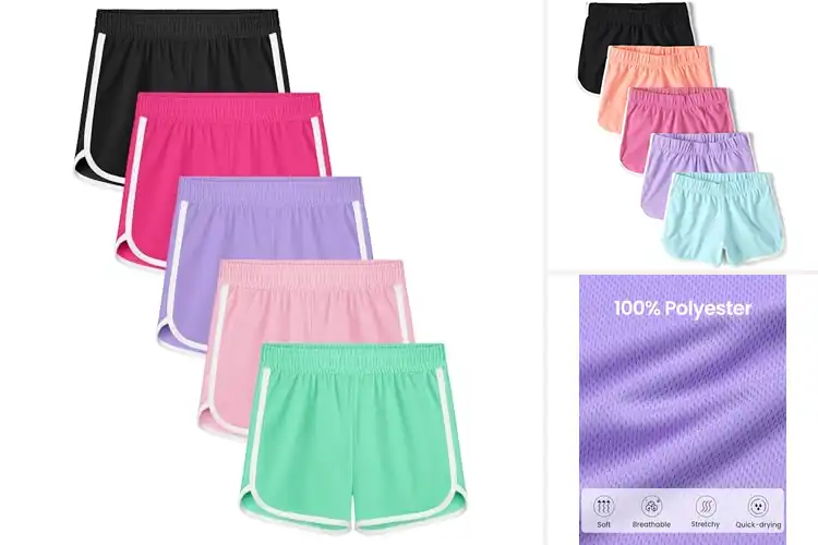 Detailed view of Best Girls Active Shorts