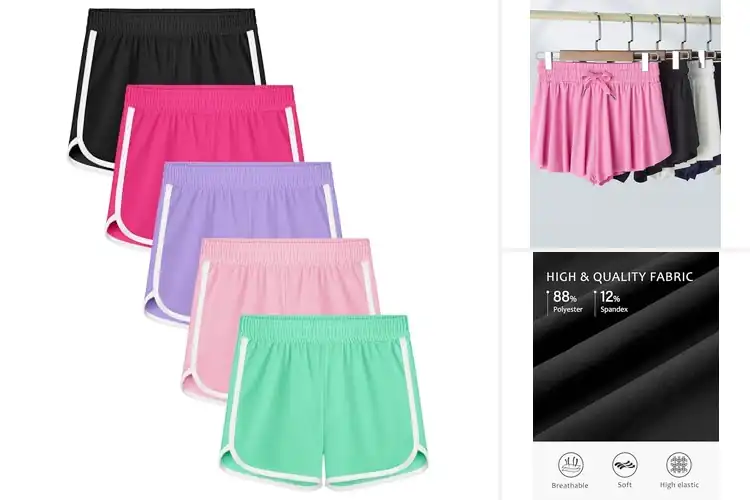 Detailed view of Best Girls Athletic Shorts