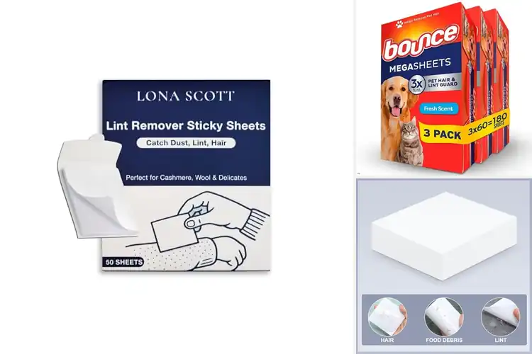 Detailed view of Best Lint Remover Sheets: Keep Clothes Spotless Instantly