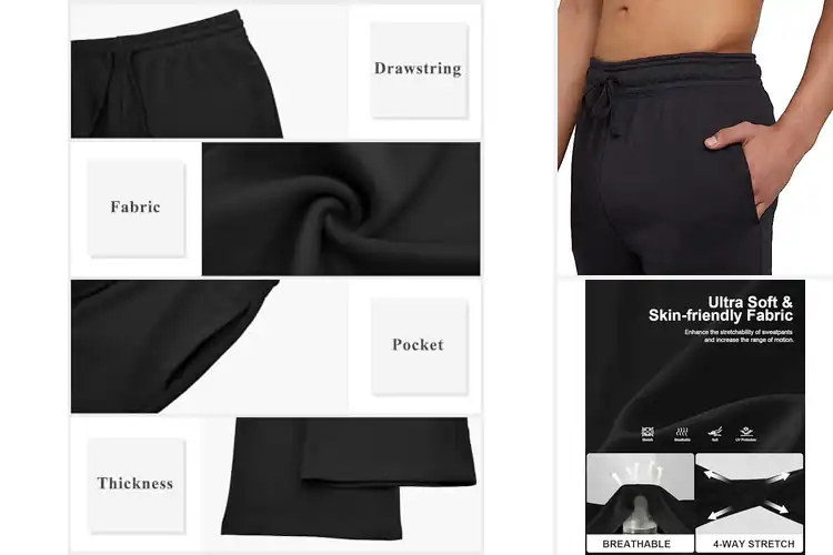 Detailed view of Best Lounge Joggers For Home And Gym
