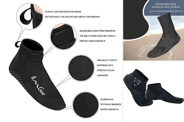 Detailed view of Best Low Cut Snorkeling Booties