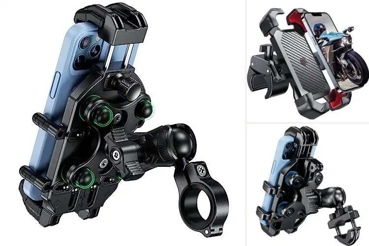 Detailed view of Best Motorcycle Phone Mounts for iPhones