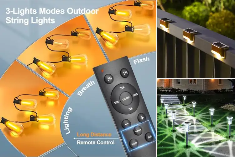 Detailed view of Best Outdoor Decor Lights