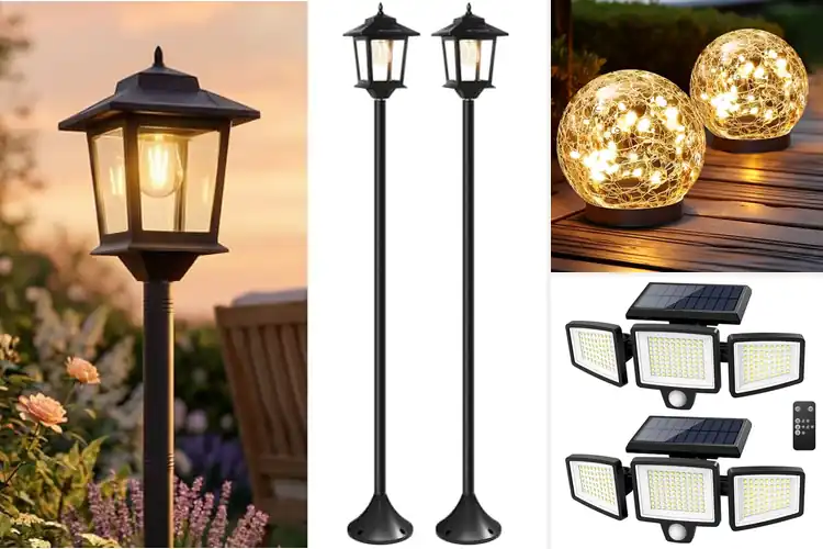 Detailed view of Best Outdoor Solar Lamps