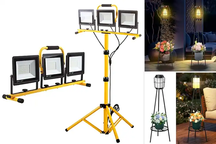 Detailed view of Best Patio Tripod Lights