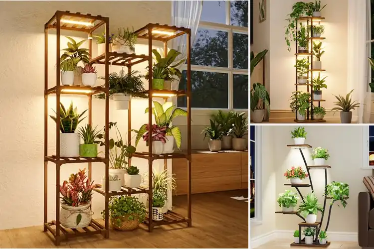Detailed view of Best Plant Stands With Lights