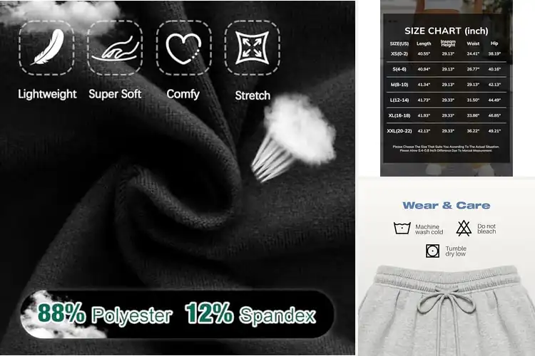 Detailed view of Best Pockets Sweatpants For Women: 10 Stylish & Secure Picks