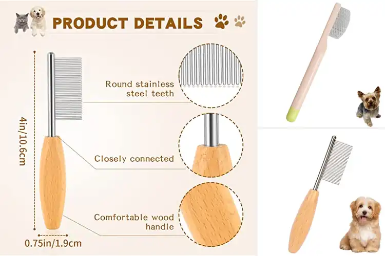 Detailed view of Best Portable Mini Design Dog Comb