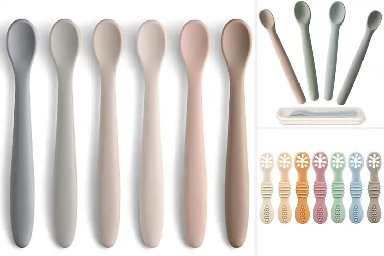 Detailed view of Best PVC And Phthalate Free Feeding Spoons