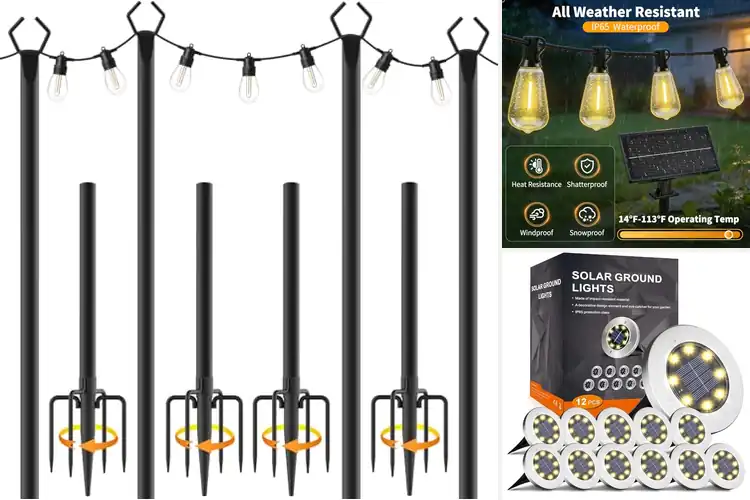 Detailed view of Best Quick Assembly Outdoor Lights