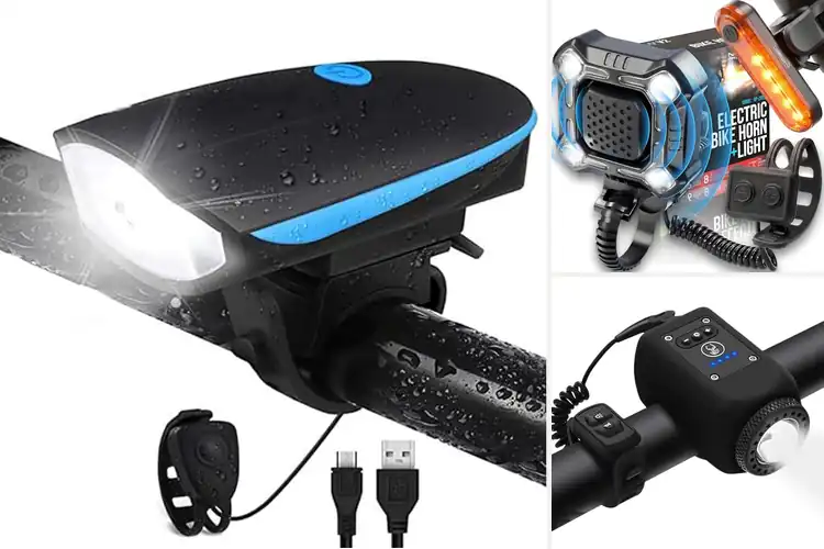 Detailed view of Best Rechargeable Bike Horns With Light