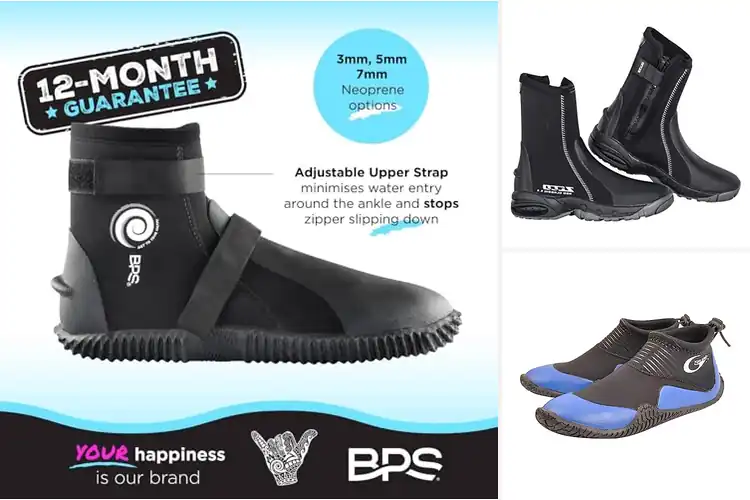 Detailed view of Best Rubber Sole Dive Boots