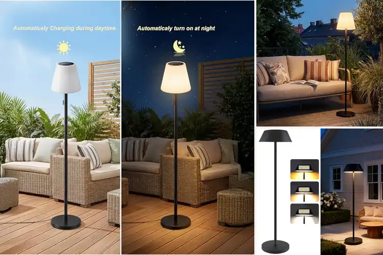 Detailed view of Best Solar Floor Lamp For Patio