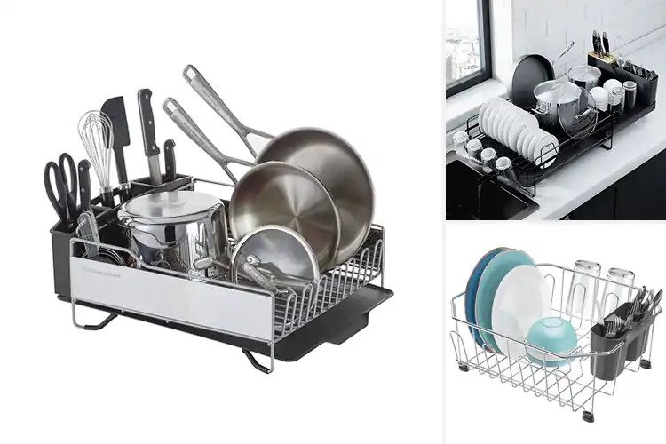 Detailed view of Best Stable Dish Rack With Silicone Feet