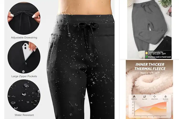 Detailed view of Best Thermal Sweatpants For Women