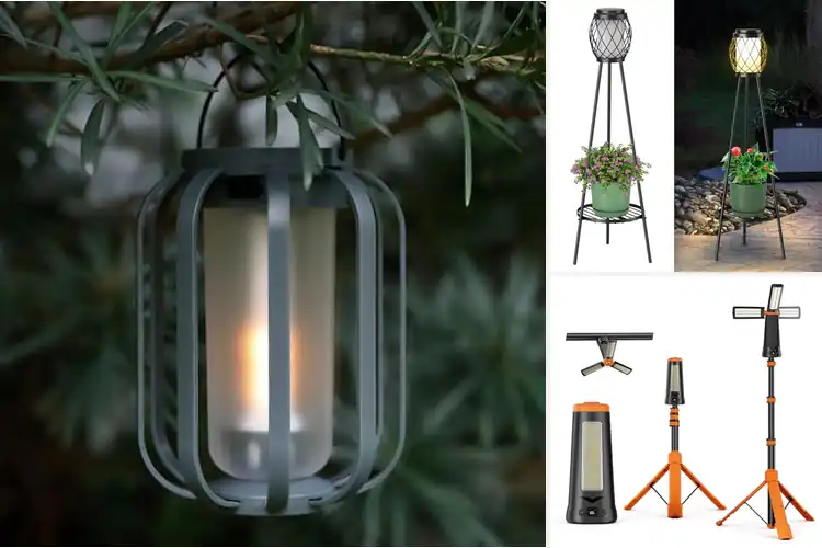 Detailed view of Best Tripod Solar Lanterns