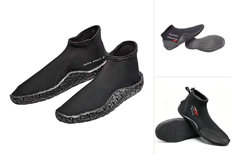 Detailed view of Best Tropical Scuba Diving Boots for Comfort & Grip