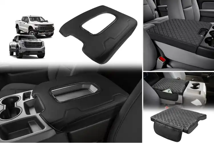 Detailed view of Best Truck Armrest Covers for Comfort & Console Protection