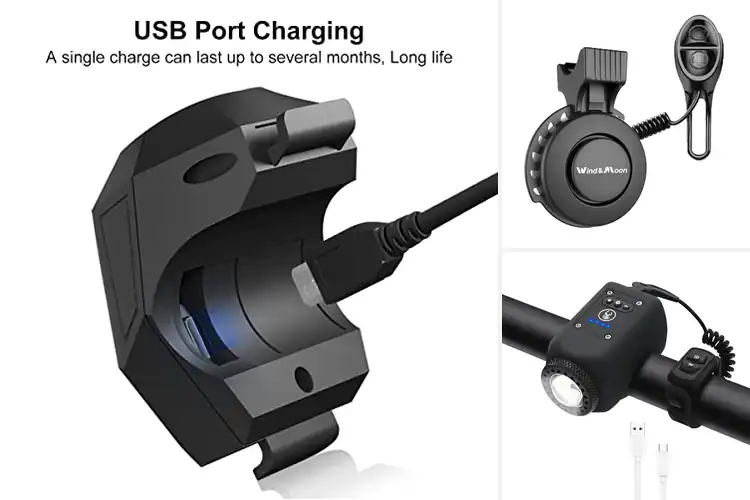 Detailed view of Best USB Charging Bike Horns