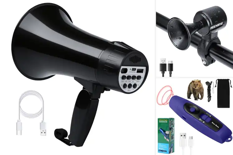 Detailed view of Best USB Rechargeable Horns