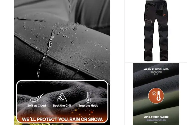 Detailed view of Best Warm Hiking Pants