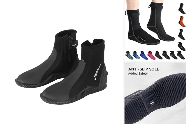 Detailed view of Best Wet Suit Boots For Tropical Waters