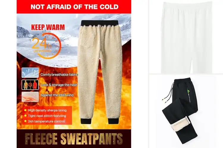 Detailed view of Best Winter Ready Sweatpants