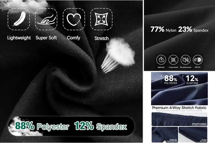 Detailed view of Best Womens Athletic Joggers