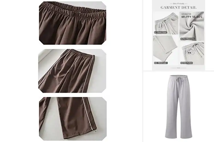 Detailed view of Best Womens Baggy Sweatpants