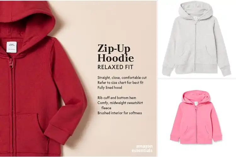 Detailed view of Best Zip Up Hoodies For Girls: 10 Cozy & Stylish Picks